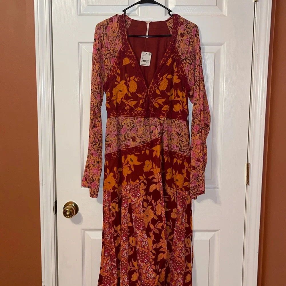 Free People Tilda wrap dress small NWT - Picture 1 of 8